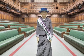 15-July-4-September-2019-HelloHope-Life-sized-LEGO-suffragette-on-loan-from-Houses-of-Parliament-©-Jessica-Taylor